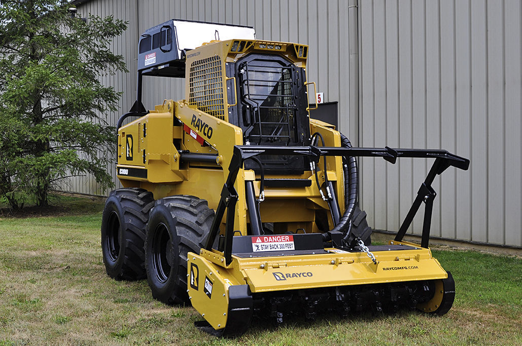 Selfpropelled mulcher C100T Rayco disc / forestry / for tractors