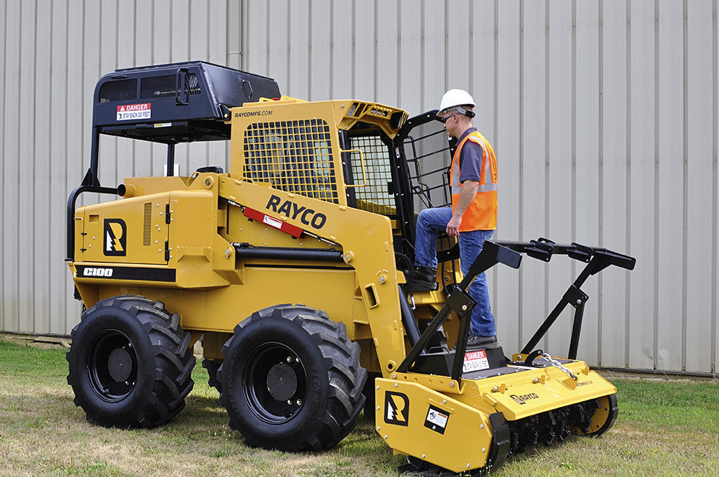 Selfpropelled mulcher C100T Rayco disc / forestry / for tractors