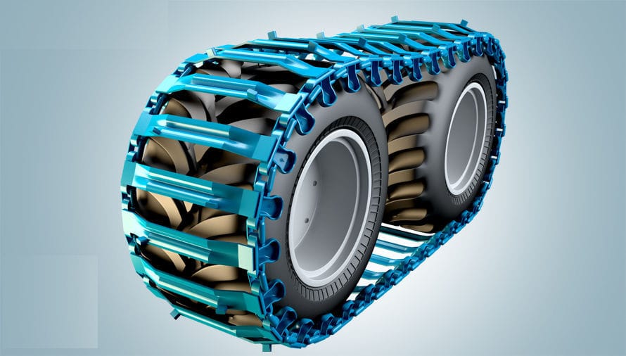 Harvester track PROTRACK welte for forestry machinery / allterrain