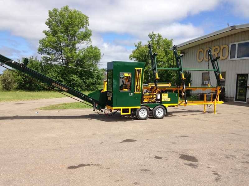 Circular saw firewood processor CS 1830 cordking with belt