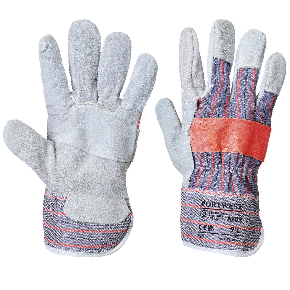 Work gloves A209 Portwest Clothing Ltd leather / breathable