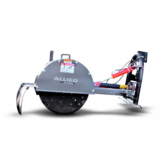 Tractormounted stump grinder 2628 Farm King for skid steer