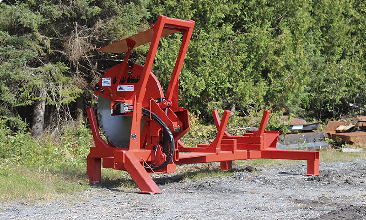 Circular sawmill PP500 propacindustries vertical / portable