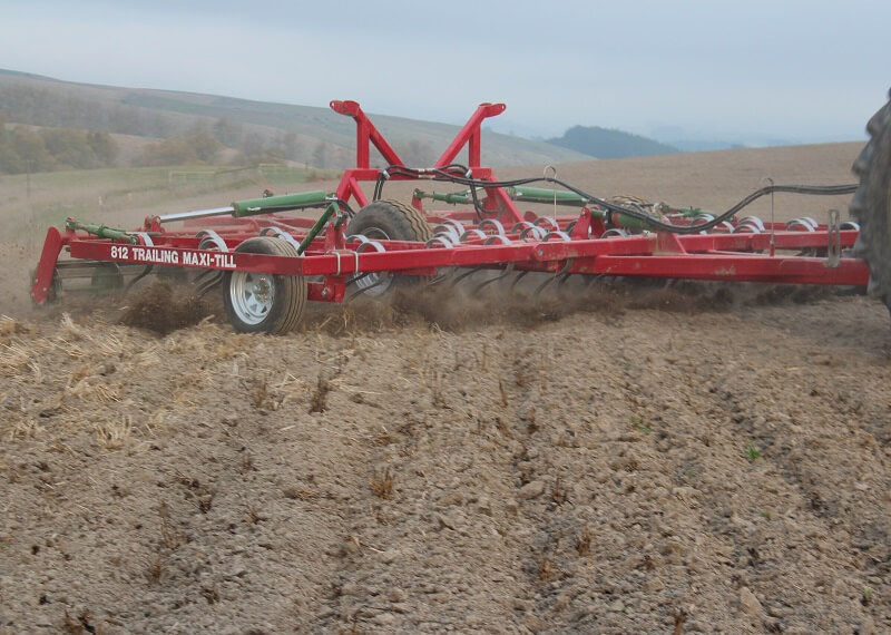 Mounted field cultivator 812FT Series Rata Equipment with roller