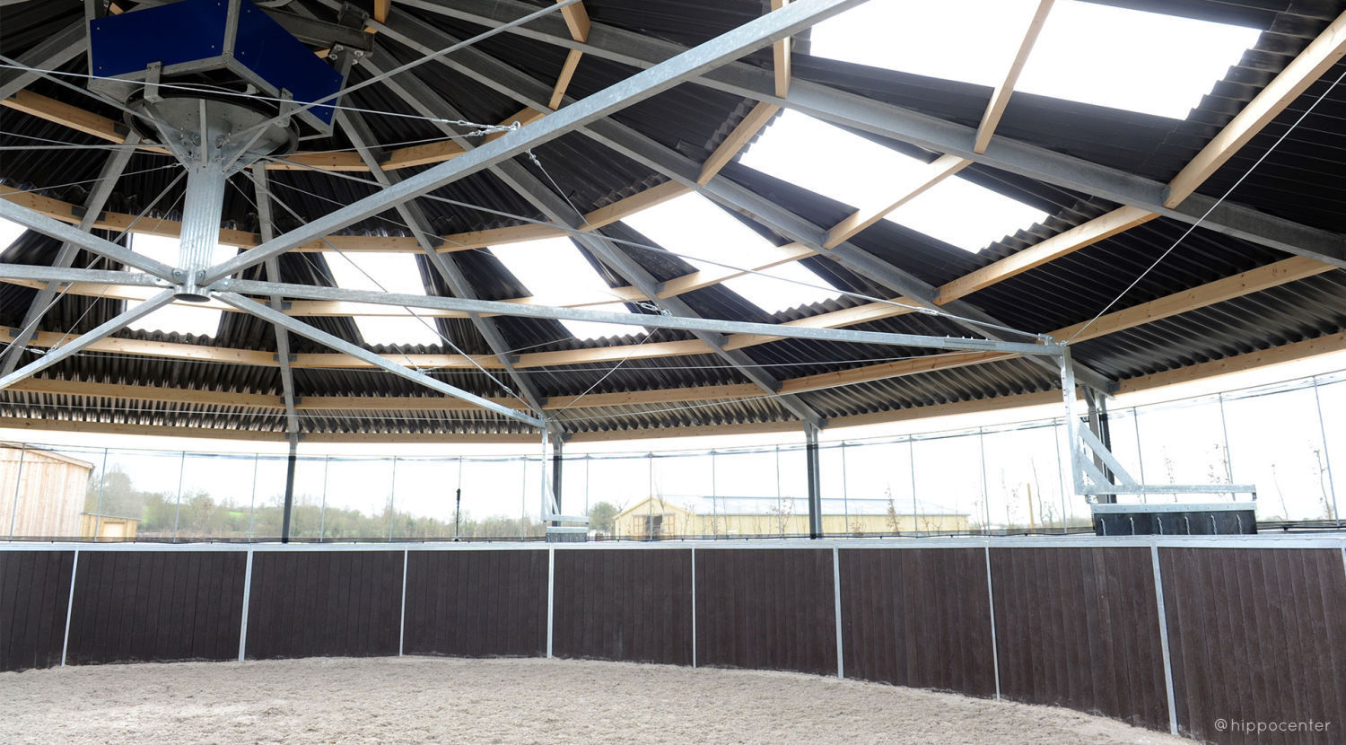 Round horse walker hippocenter