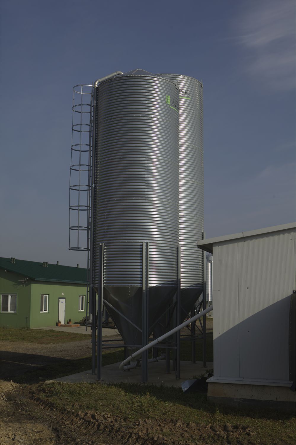 Animal feed silo Feed silo Silowave animal feed / steel