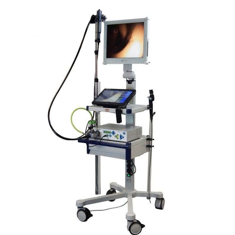 Flexible veterinary endoscope COMPACT TABLETTE optomed for small