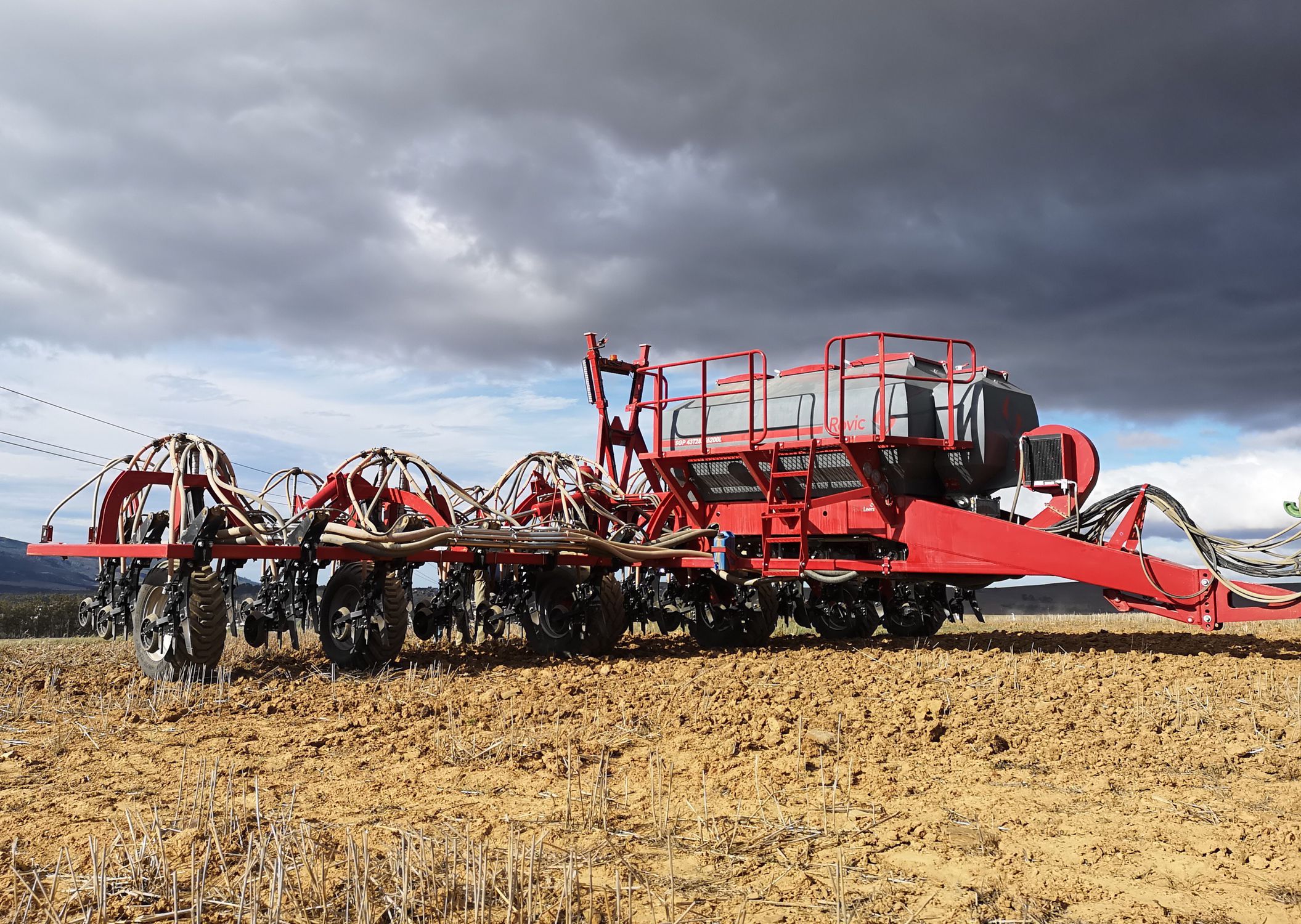 Air seed drill Rovic Syncroseed® Rovic Leers trailed / tine
