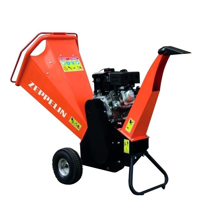 Wheeled wood chipper ES71609 Zeppelin Maquinaria gasoline engine