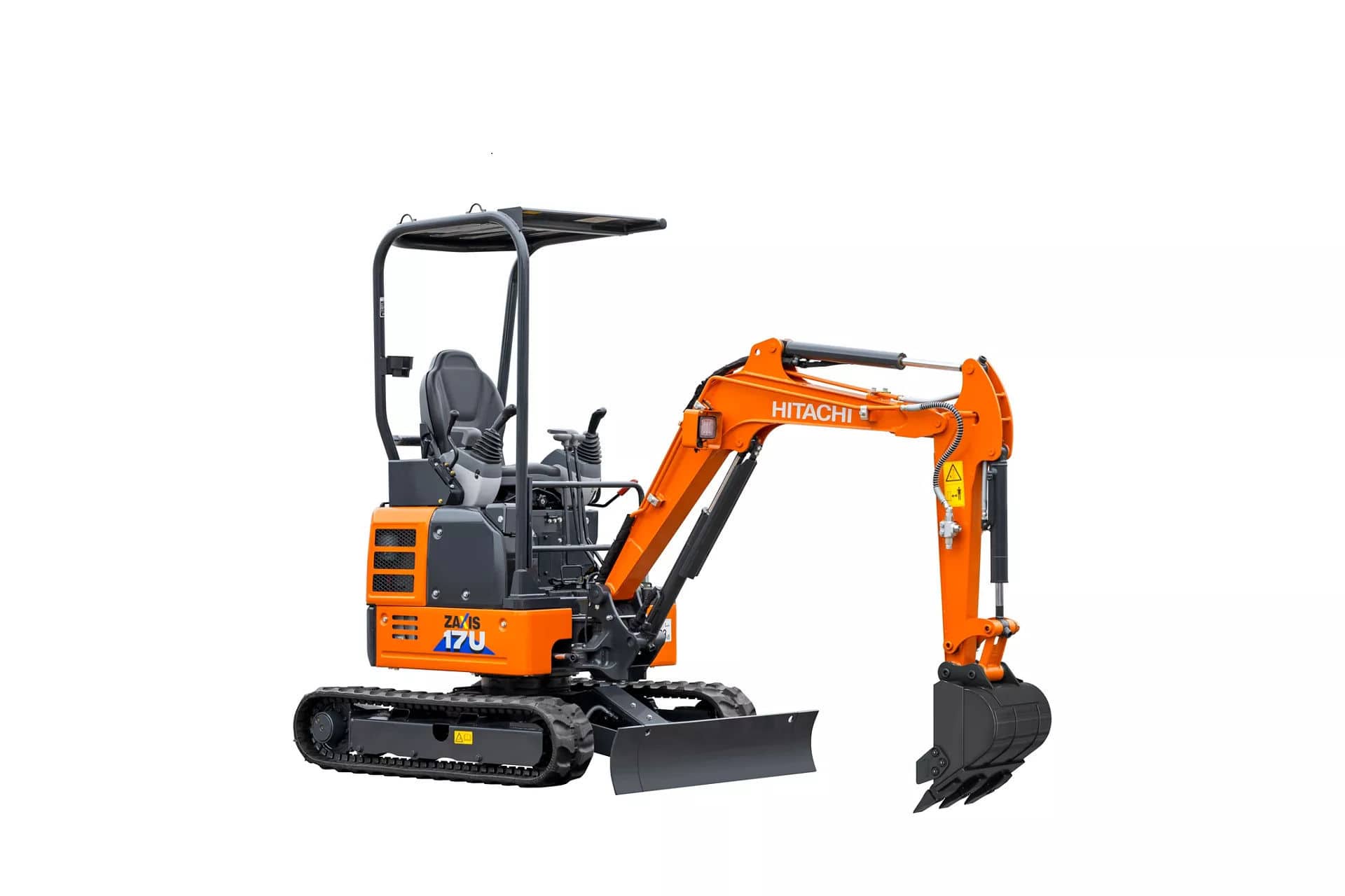 Mini pelleteuse - ZX17U-6 - Hitachi Construction Machinery (Europe) -  tracked / hydraulic / with blade