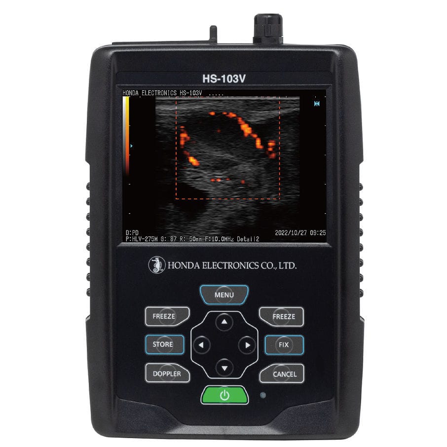 Portable veterinary ultrasound system HS103V HONDA ELECTRONICS CO.,LTD. for large animals