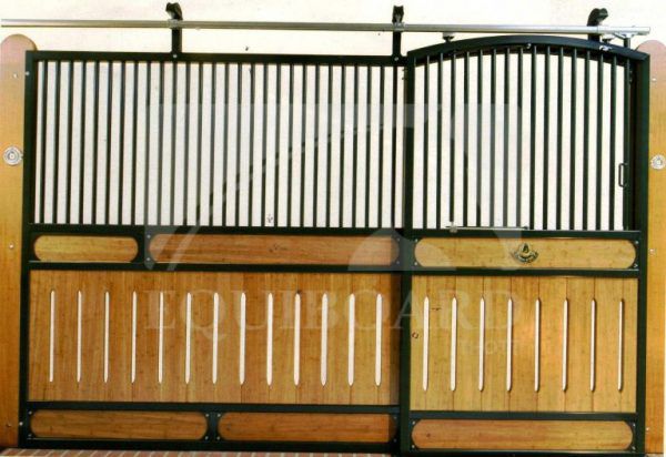 Livestock gate - EQUIBOARD - stable / for horses / metal