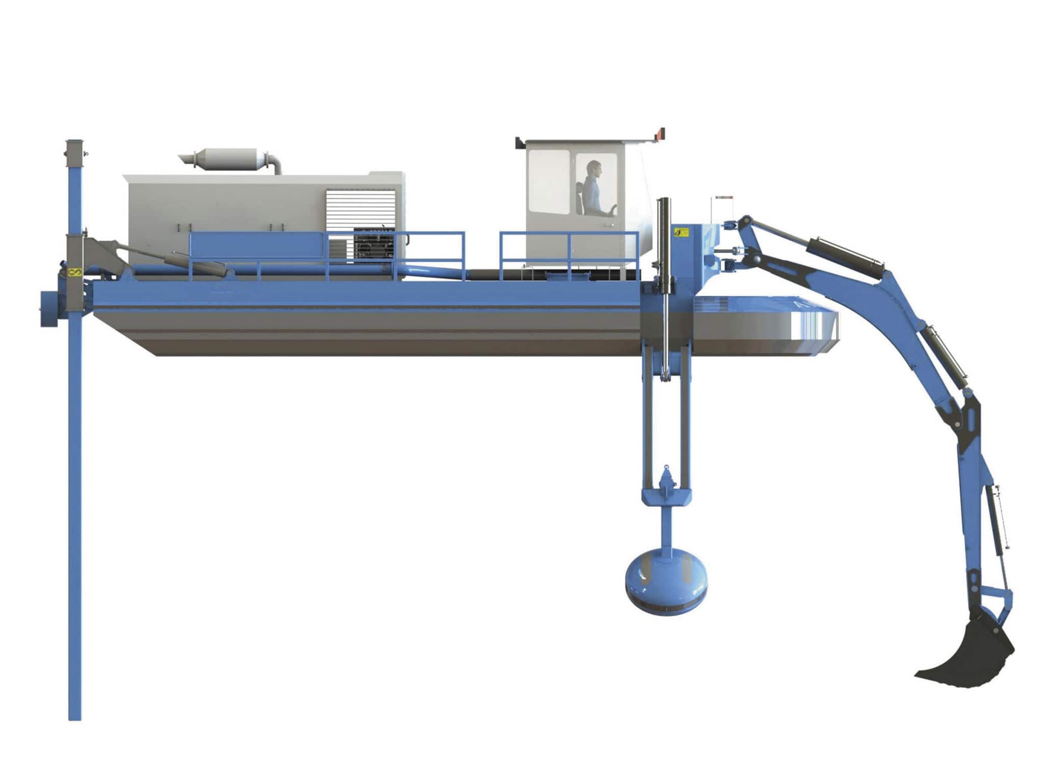 Hydraulic dredger RLAD274 Relong amphibious