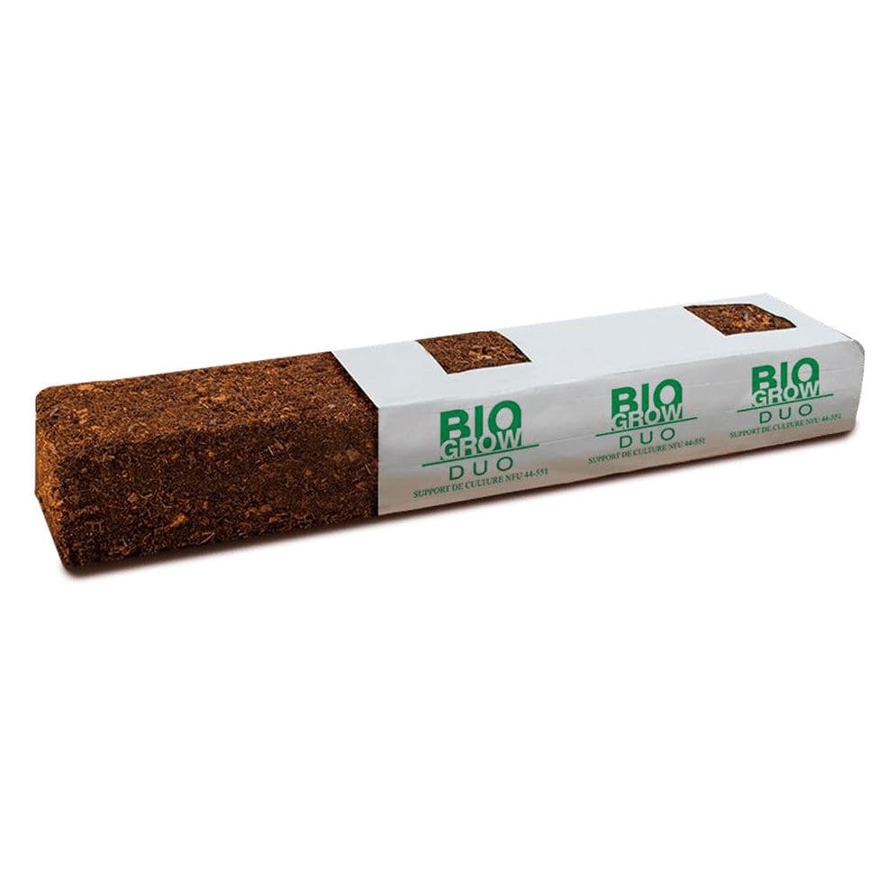 Coconut fiber growing medium Duo Biogrow soil block / fine / for