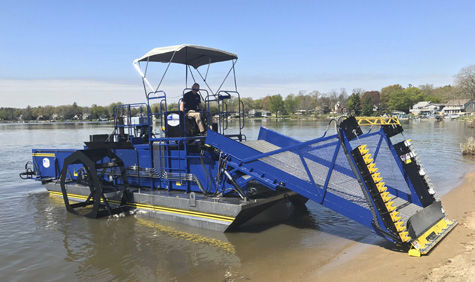 Aquatic weed harvester machine - HM-420 Series - Aquarius Systems