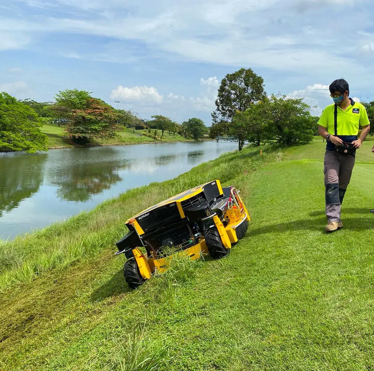 Spider mower best sale for sale