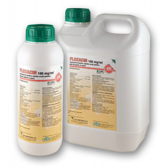 Antibacterial feed additive FLOXACIN S.P. VETERINARIA, S.A