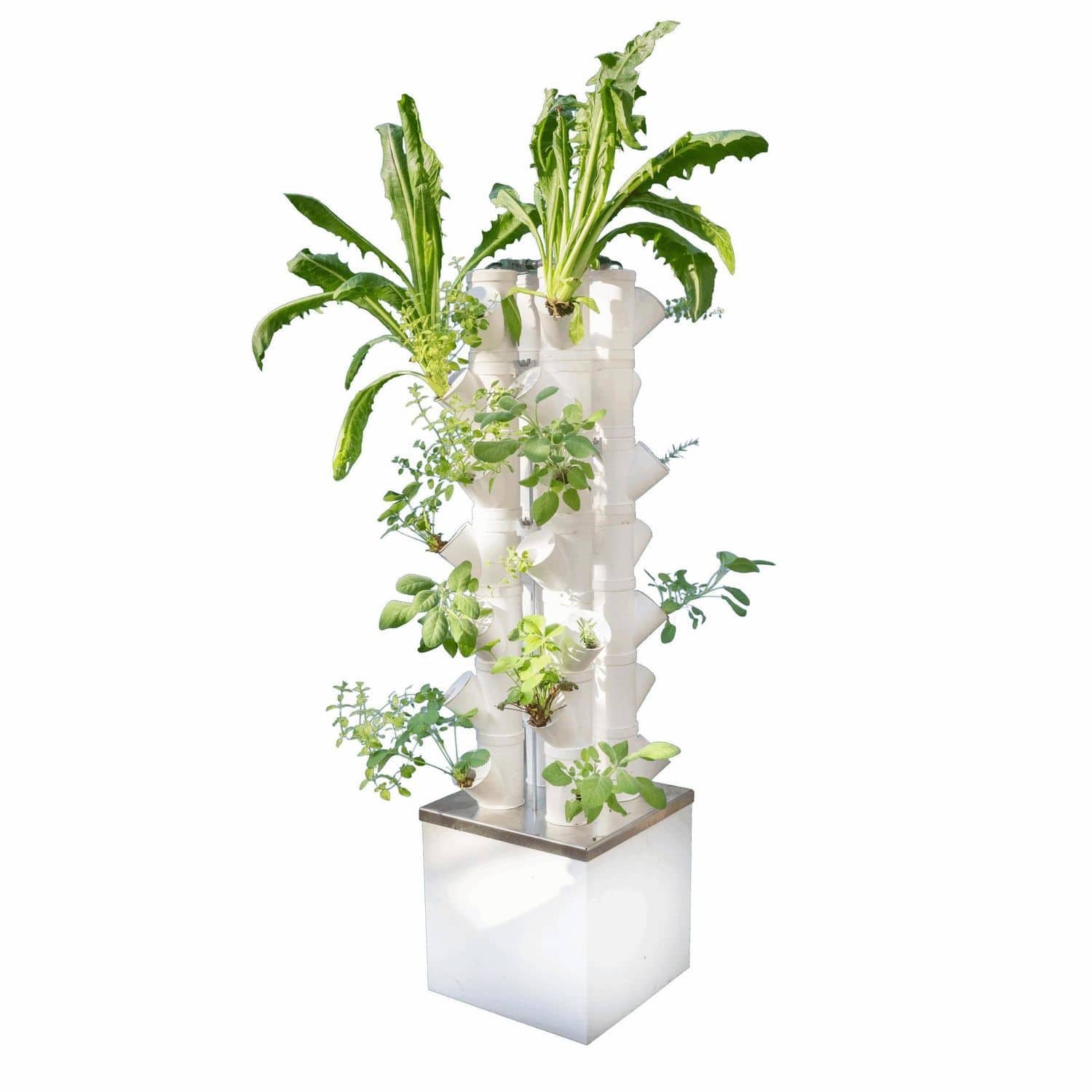 Vertical barrel hydroponic tower - Turm Farm 28 - Resyx GmbH - Litrax ...