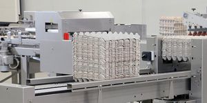 egg tray stacking machine