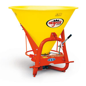 tractor-mounted fertilizer spreader