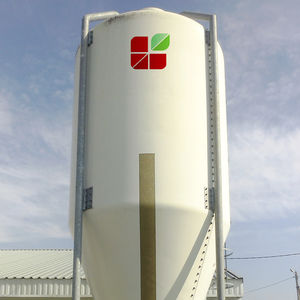 grain silo / fiberglass / polyester / cone-bottom