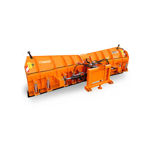 V-shaped snowplow blade 1