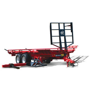round bale loader / trailed / self-unloading