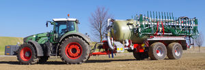 2-axle slurry tanker