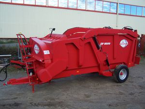 trailed straw blower