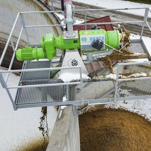 screw slurry separator