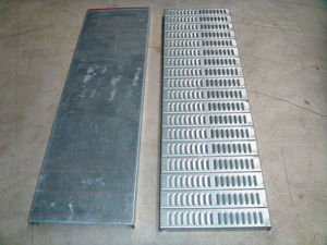 grain drying plate