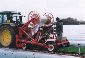 plastic mulch puller