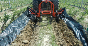 automatic plastic mulch layer