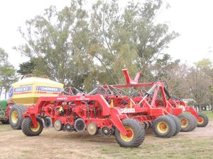 pneumatic seed drill