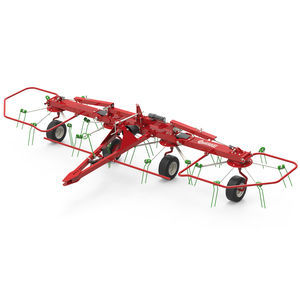 tractor-mounted tedder