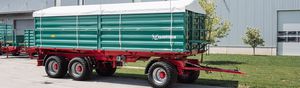 dump trailer / 3-axle / agricultural / 17 ton