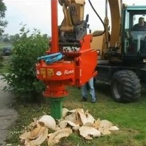 vertical stump grinder