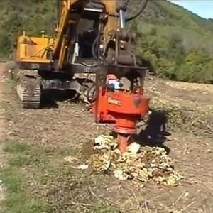 vertical stump grinder