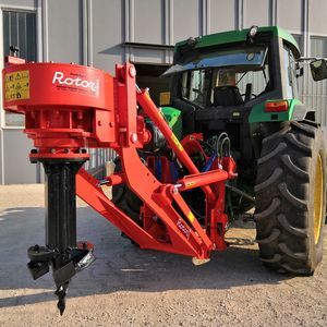 PTO-driven stump grinder