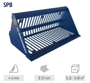 screening shovel bucket