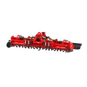 stone burier with roller