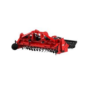 stone burier with roller