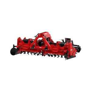 stone burier with roller