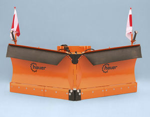 V-shaped snow plough