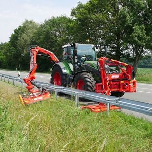 rear-mount reach mower