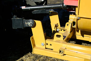 semi-mounted bale processor