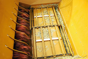 semi-mounted bale processor
