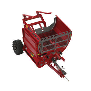 towed bale processor