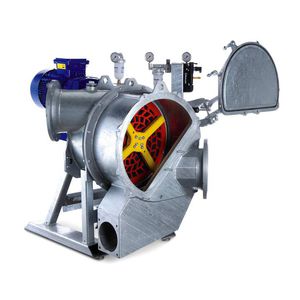 hollow disc slurry chopper