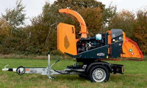 towed wood chipper